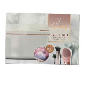 New Lomi Beauty UV-C 360-Degree Chic Design Sanitizing Makeup Box Self-Cleaning